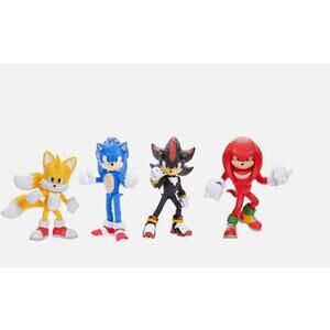 Sonic the Hedgehog 3 5" Light Up Action Figure Set - 4pk: Superheroes NWT